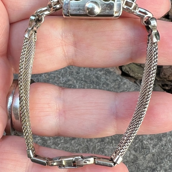 ANTIQUE VINTAGE LADIES 14K WHITE GOLD HAMILTON DIAMOND WRIST WATCH WORKING CONDT - Picture 12 of 16